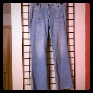 CAbi Wide Leg/Low Rise Jeans